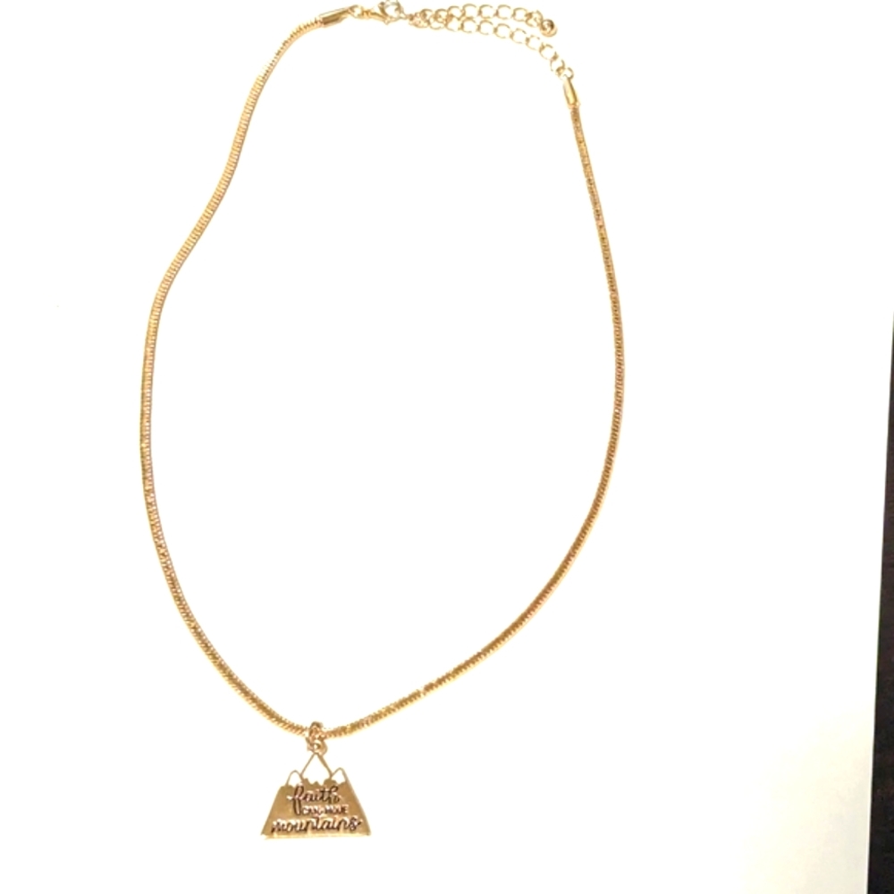 Faith Can Move Mountains Necklace